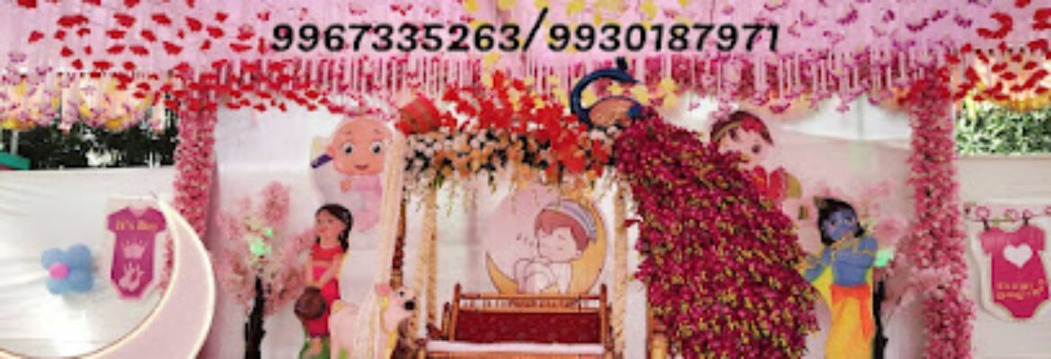 Swaraj Events   baby shower decoration in Kandivali   naming ceremony decoration in Kandivali