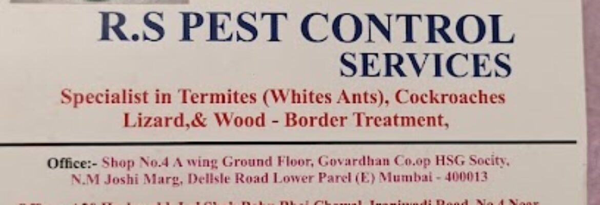 R  Pest Control Service