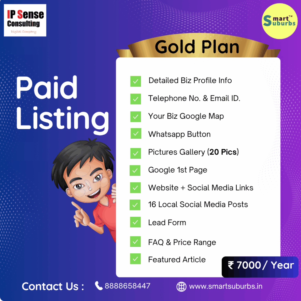 Gold plan directory listing and best digital marketing agency pune and mumbai